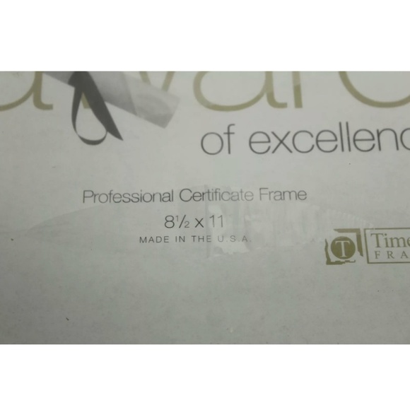 Timeless Frames Wooden 8.5" x 11" Award Frame set of 2 - Picture 6 of 9